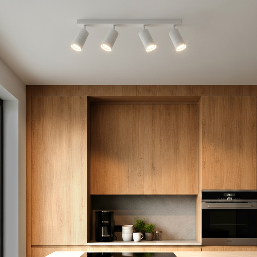 Brilagi - SELE MODERN LED RGBW Dimmable Spotlight 4x GU10 4,8W 230V 3000K White + Remote Control