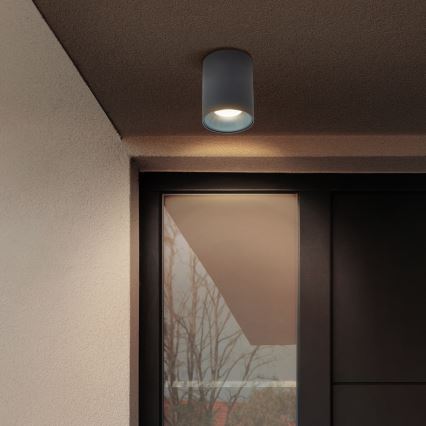 Brilagi - TRINE LED RGBW Dimmable Spotlight 1xGU10/4,8W/230V 3000K Anthracite + Remote Control