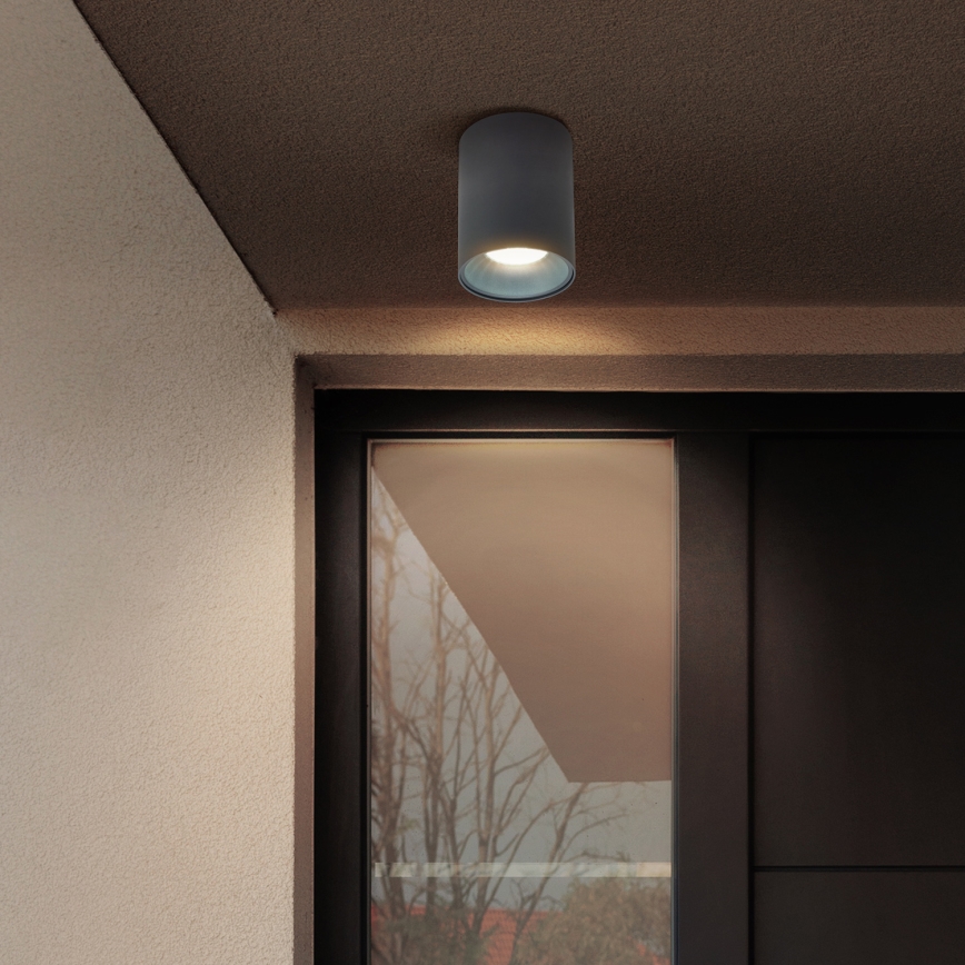 Brilagi - TRINE LED RGBW Dimmable Spotlight 1xGU10/4,8W/230V 3000K Anthracite + Remote Control