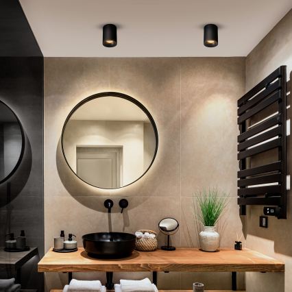 Brilagi - LED RGBW Dimmable Spotlight TRINE 1xGU10/4,8W/230V 3000K Wi‑Fi Black