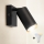 Brilagi - LED RGBW Dimmable Wall-Mounted Spotlight SELE 1xGU10/4,8W/230V 3000K Black/Gold + Remote Control