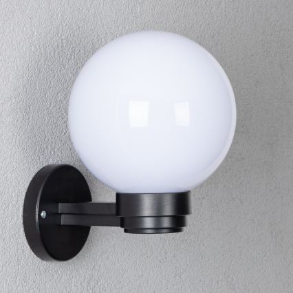 BRILAGI - HARBOR LED RGBW Dimmable Outdoor Wall Light 1xE27/12W/230V 2700-6500K IP33 Black/White