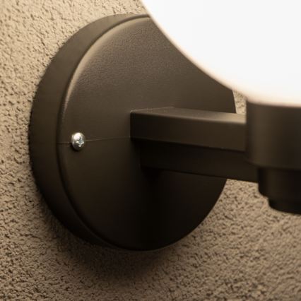 BRILAGI - HARBOR LED RGBW Dimmable Outdoor Wall Light 1xE27/12W/230V 2700-6500K IP33 Anthracite/White