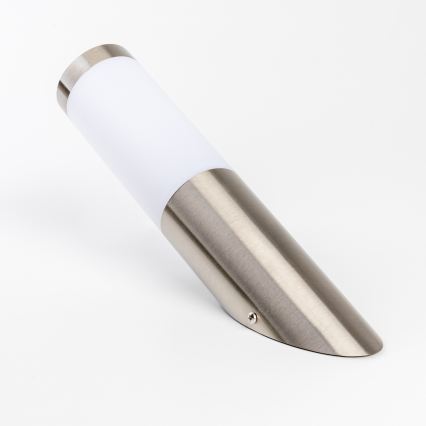 BRILAGI - ELIA LED RGBW Dimmable Outdoor Wall Light 1x E27 / 6.5W / 230V 2700-6500K IP44 Wi-Fi Matte Chrome