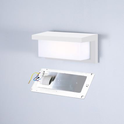 Brilagi - LED RGBW Dimmable Outdoor Wall Light BRICKY 1xE27/9W/230V 2700-6500K IP54 white