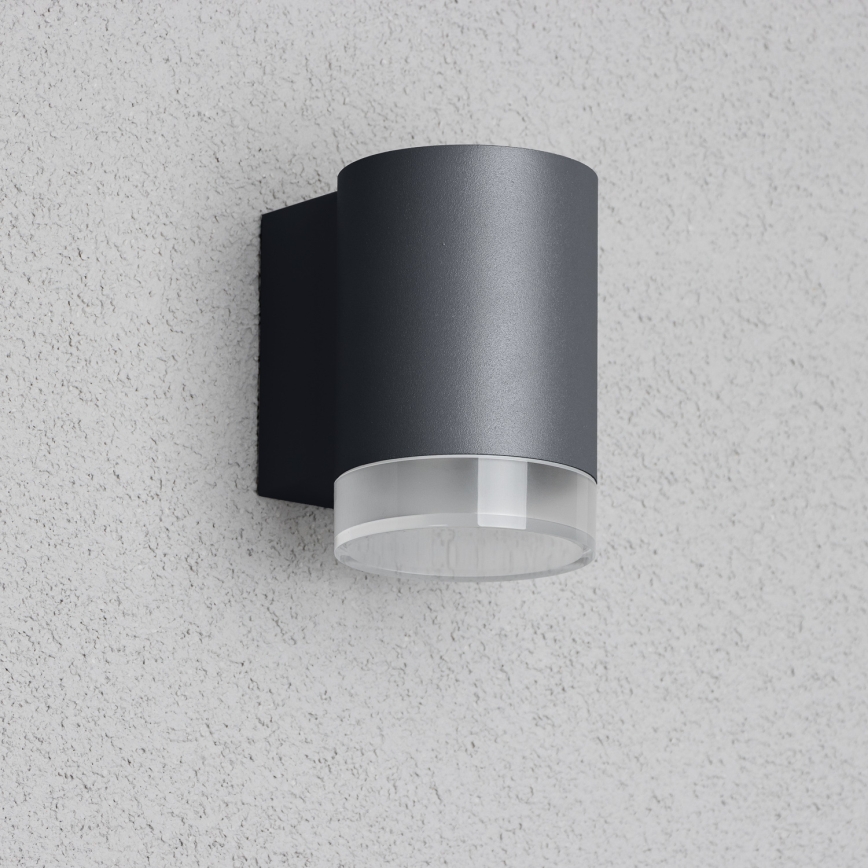 Brilagi - MATERA LED RGBW Dimmable Outdoor Wall Light 1x GU10/4,8W/230V 3000K IP54 Anthracite + Remote Control
