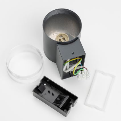 Brilagi - MATERA LED RGBW Dimmable Outdoor Wall Light 1x GU10/4,8W/230V 3000K IP54 Anthracite + Remote Control