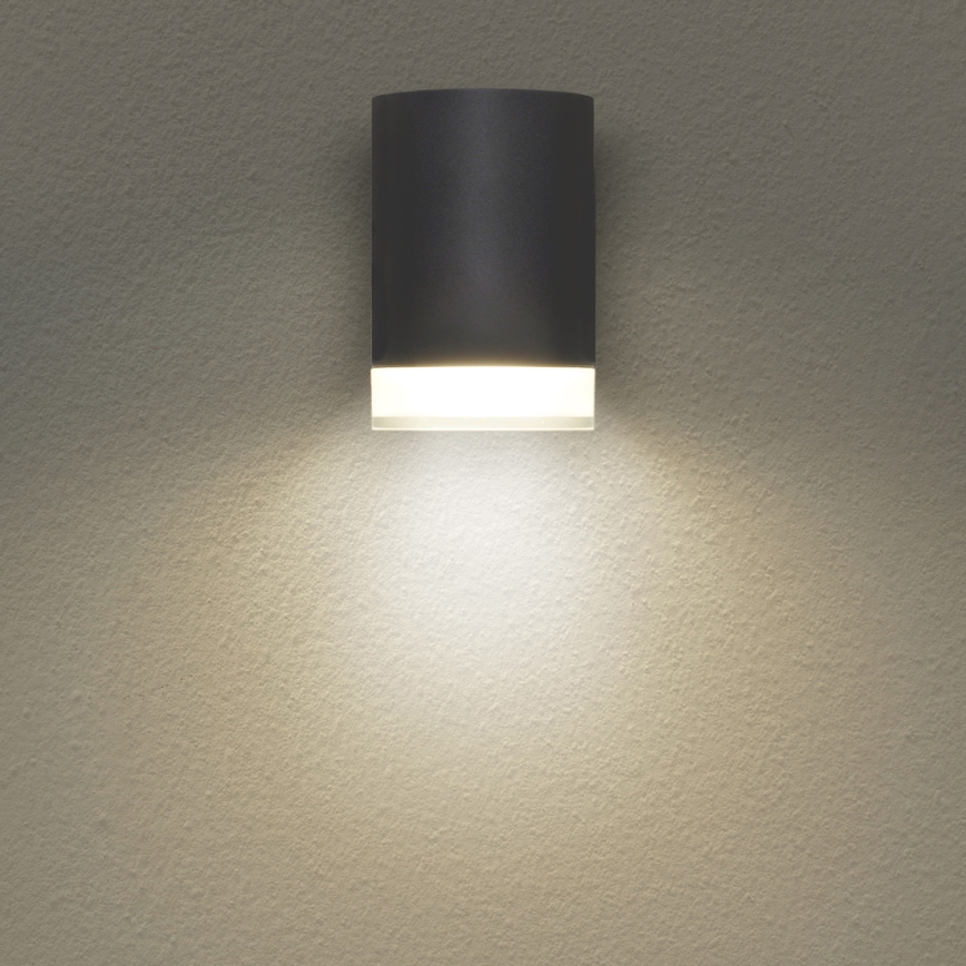 Brilagi - MATERA LED RGBW Dimmable Outdoor Wall Light 1x GU10/4,8W/230V 3000K IP54 Anthracite + Remote Control
