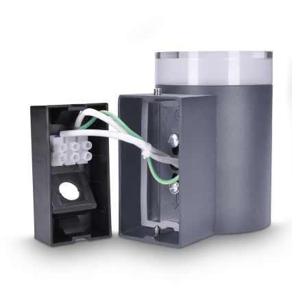 Brilagi - MATERA LED RGBW Dimmable Outdoor Wall Light 1x GU10/4,8W/230V 3000K IP54 Anthracite + Remote Control