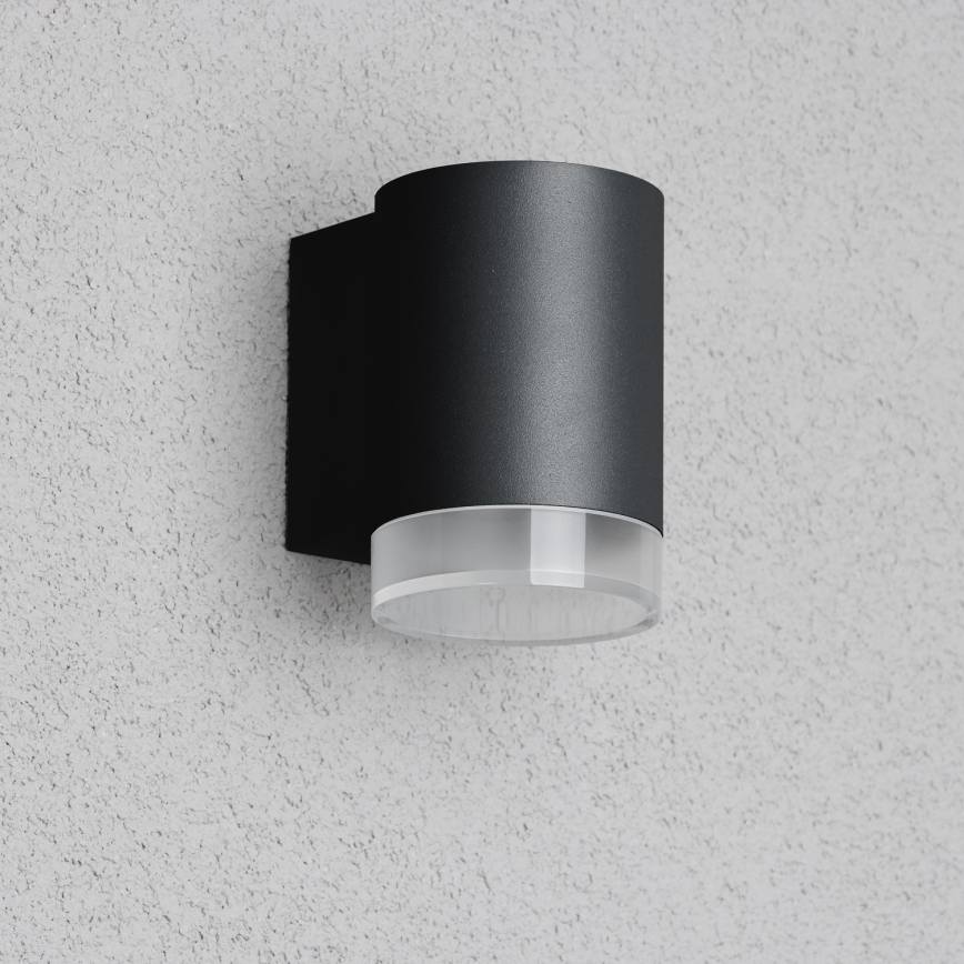 Brilagi - MATERA RGBW LED Dimmable Outdoor Wall Light 1xGU10/4,8W/230V 3000K IP54 Black + Remote Control