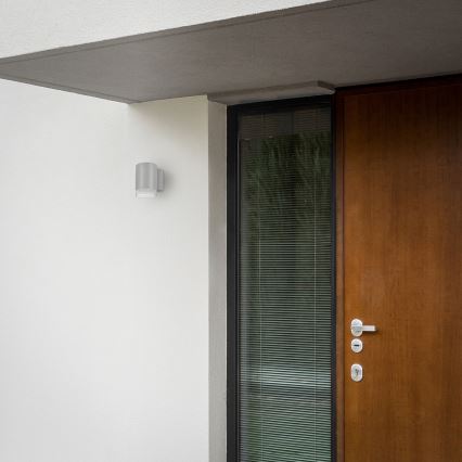 Brilagi - LED RGBW Dimmable Outdoor Wall Light MATERA 1xGU10/4,8W/230V 3000K IP54 grey + remote control