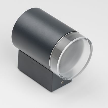 Brilagi - MATERA LED RGBW Dimmable Outdoor Wall Light 1x GU10/6W/230V 3000K IP54 Anthracite + Remote Control