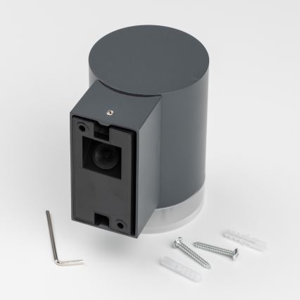 Brilagi - MATERA LED RGBW Dimmable Outdoor Wall Light 1x GU10/6W/230V 3000K IP54 Anthracite + Remote Control