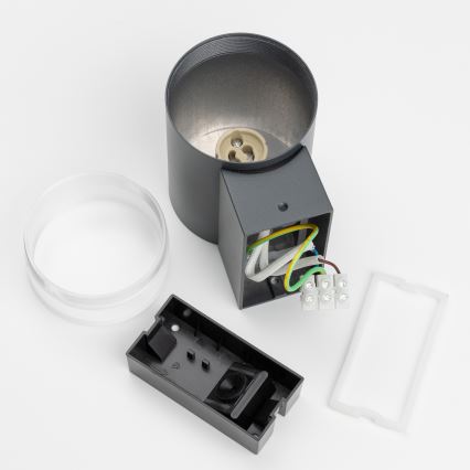 Brilagi - MATERA LED RGBW Dimmable Outdoor Wall Light 1x GU10/6W/230V 3000K IP54 Anthracite + Remote Control