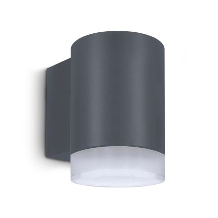 Brilagi - MATERA LED RGBW Dimmable Outdoor Wall Light 1x GU10/6W/230V 3000K IP54 Anthracite + Remote Control