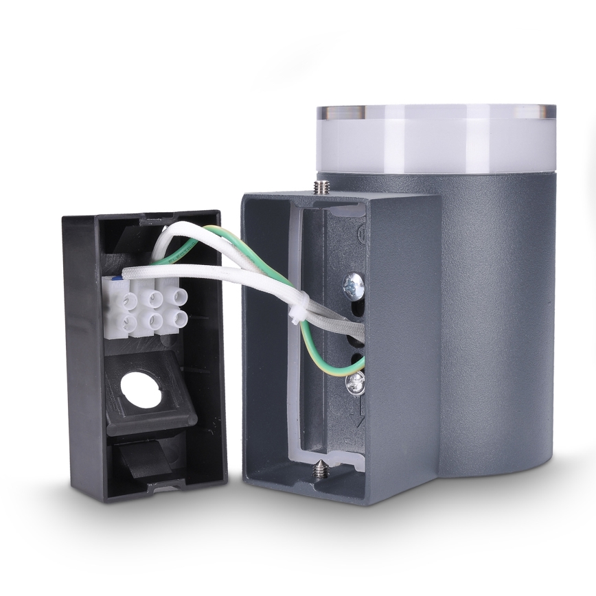 Brilagi - MATERA LED RGBW Dimmable Outdoor Wall Light 1x GU10/6W/230V 3000K IP54 Anthracite + Remote Control