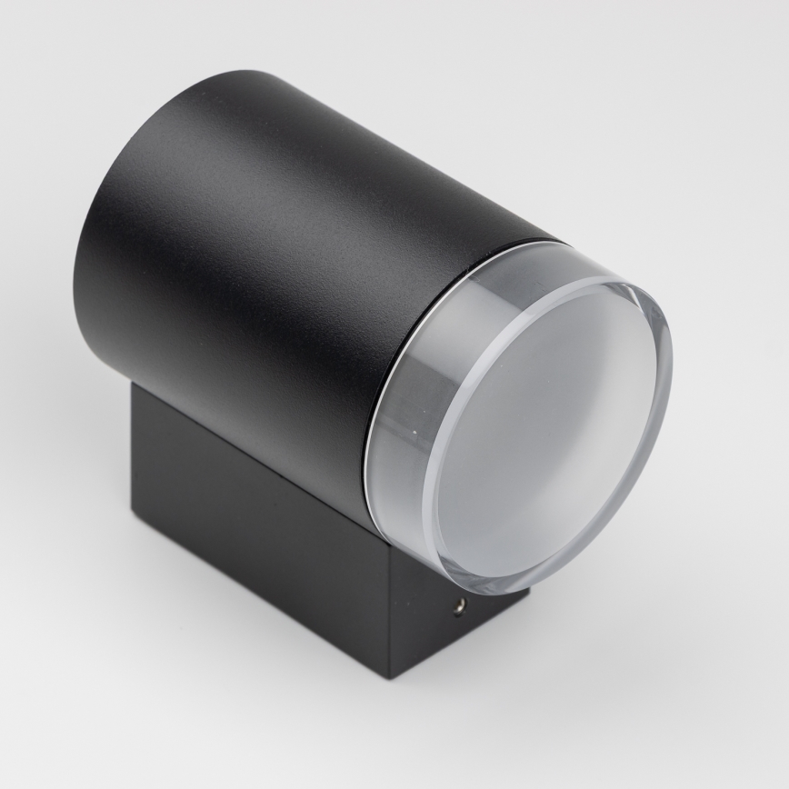 Brilagi - MATERA RGBW LED Dimmable Outdoor Wall Light 1xGU10/6W/230V 3000K IP54 Black + Remote Control