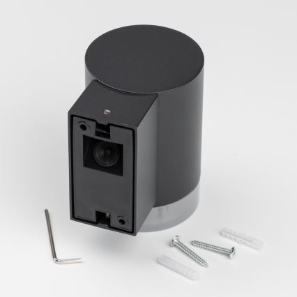 Brilagi - MATERA RGBW LED Dimmable Outdoor Wall Light 1xGU10/6W/230V 3000K IP54 Black + Remote Control