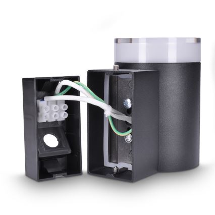 Brilagi - MATERA RGBW LED Dimmable Outdoor Wall Light 1xGU10/6W/230V 3000K IP54 Black + Remote Control