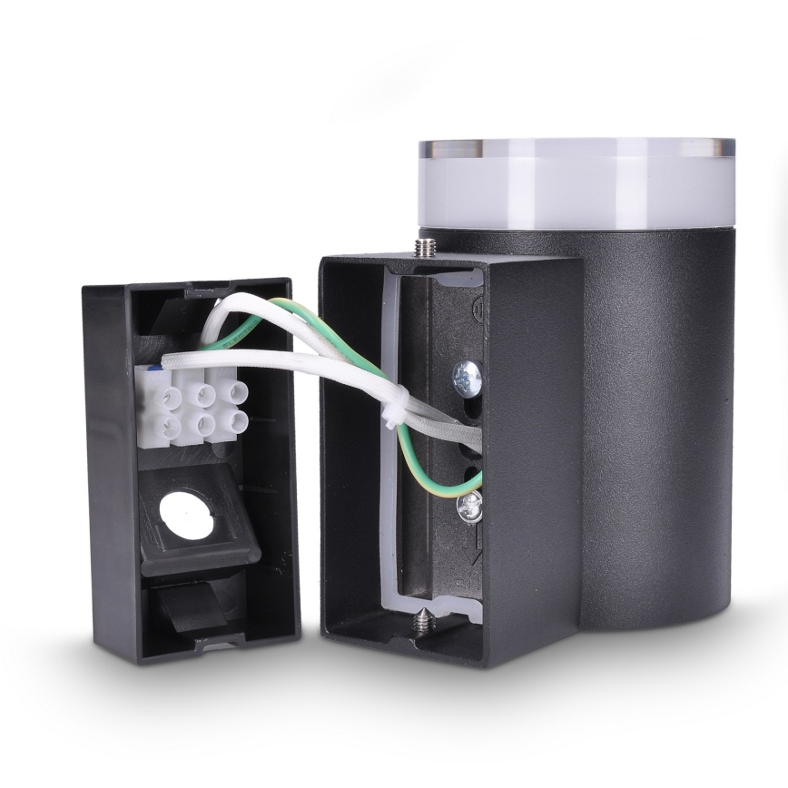 Brilagi - MATERA RGBW LED Dimmable Outdoor Wall Light 1xGU10/6W/230V 3000K IP54 Black + Remote Control