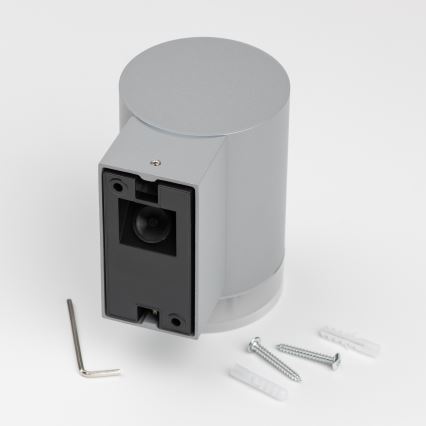 Brilagi - LED RGBW Dimmable Outdoor Wall Light MATERA 1xGU10/6W/230V 3000K IP54 grey + remote control