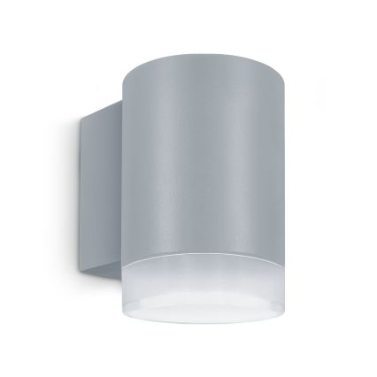 Brilagi - LED RGBW Dimmable Outdoor Wall Light MATERA 1xGU10/6W/230V 3000K IP54 grey + remote control