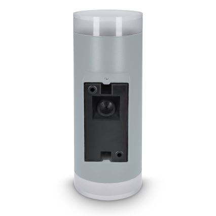 Brilagi - LED RGBW Dimmable Outdoor Wall Light MATERA 2xGU10/4,8W/230V 3000K IP54 gray + remote control