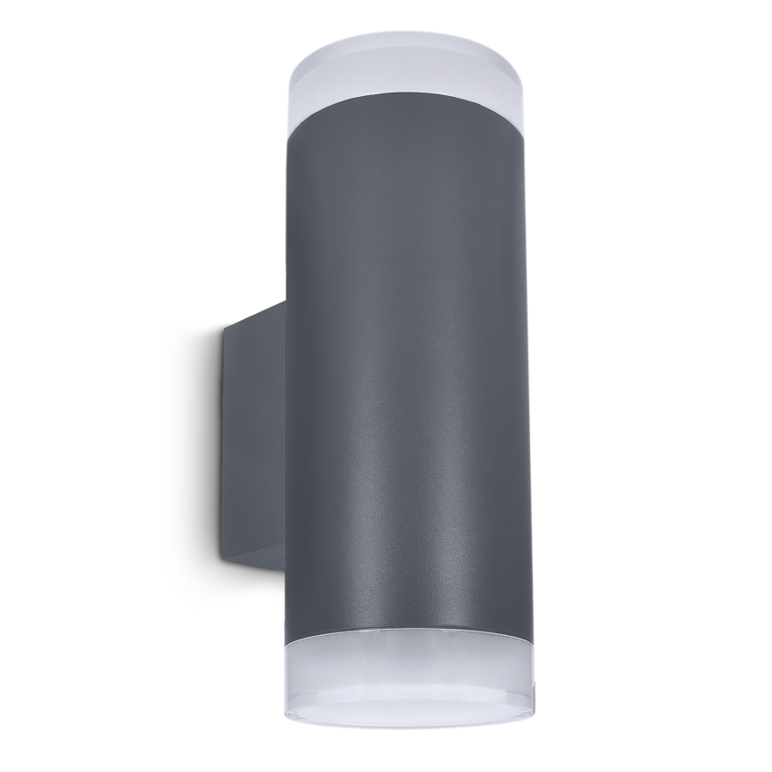 Brilagi - MATERA LED RGBW Dimmable Outdoor Wall Light 2xGU10/4,8W/230V 3000K IP54 Anthracite + Remote Control