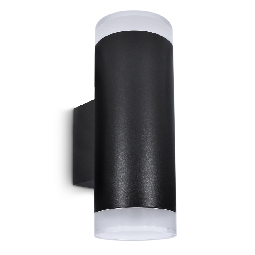 Brilagi - LED RGBW Dimmable Outdoor Wall Light MATERA 2xGU10/4,8W/230V 3000K IP54 Black + Remote Control