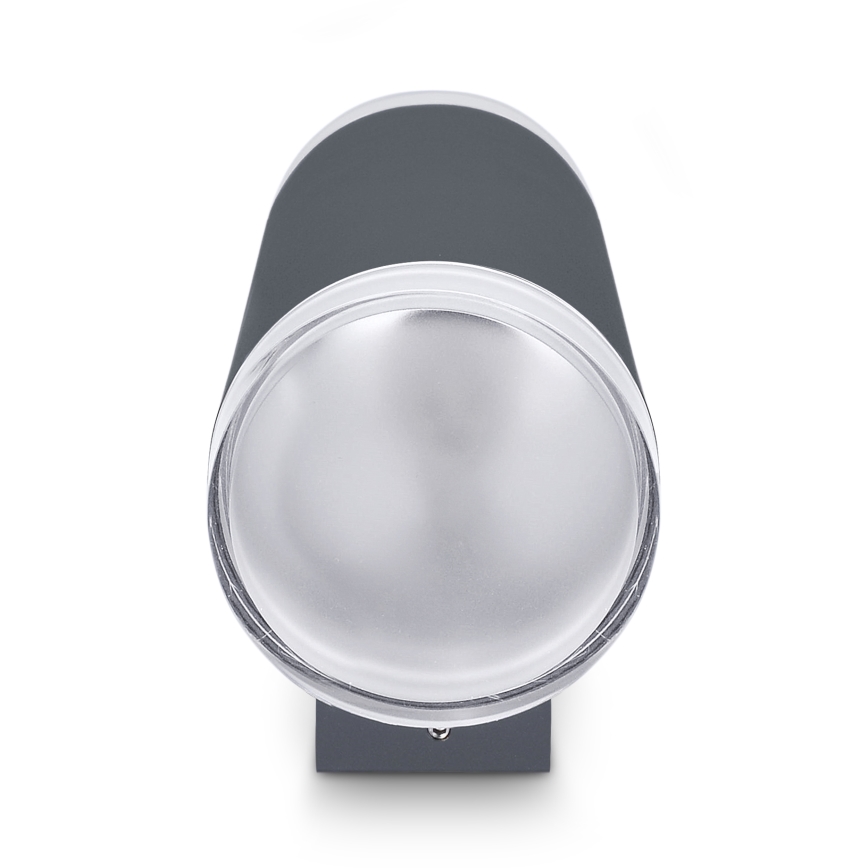 Brilagi - MATERA LED RGBW Dimmable Outdoor Wall Light 2xGU10/6W/230V 3000K IP54 Anthracite + Remote Control