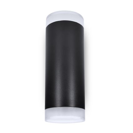 Brilagi - LED RGBW Dimmable Outdoor Wall Light MATERA 2xGU10/6W/230V 3000K IP54 Black + Remote Control