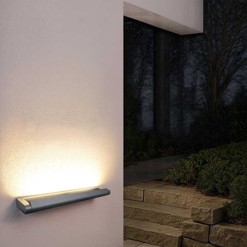 Brilagi - LED Outdoor Wall Light SALERNO LED/24W/230V 66 cm Anthracite IP65