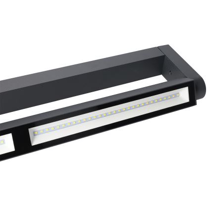 Brilagi - LED Outdoor Wall Light SALERNO LED/24W/230V 66 cm Anthracite IP65