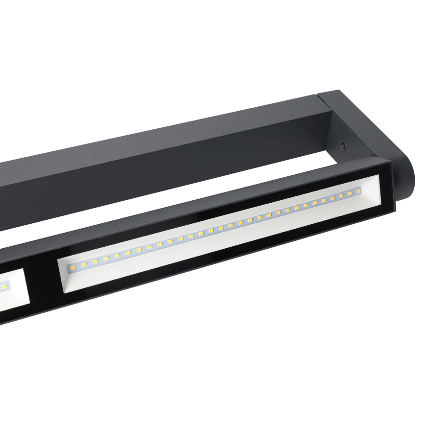 Brilagi - LED Outdoor Wall Light SALERNO LED/24W/230V 66 cm Anthracite IP65