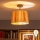 Brilagi - LED Semi-Flush Chandelier CERIA BOHO 1xE27/60W/230V Ø 30 cm black/raffia