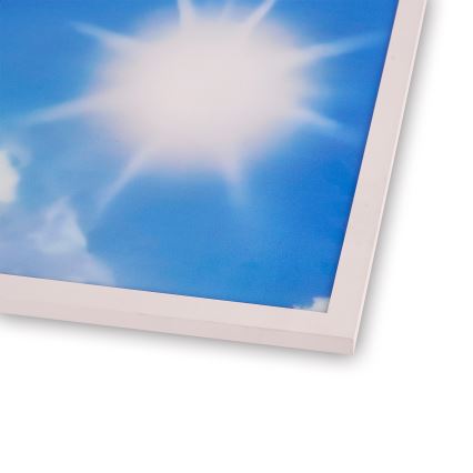 Brilagi - SLIMFRAME SKY Dimmable LED Ceiling Light 58W/230V 60x60 cm 3000-6000K Silver/Blue + Remote Control