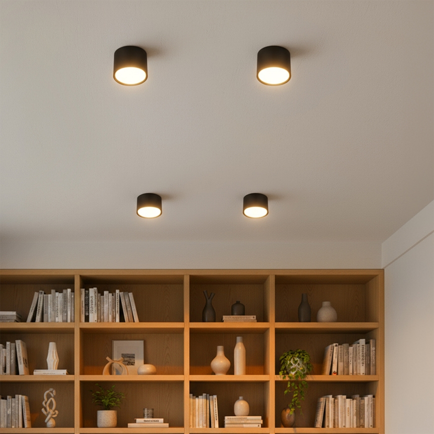 Brilagi - LED SMOOTH Spotlight 1xGX53/15W/230V Black