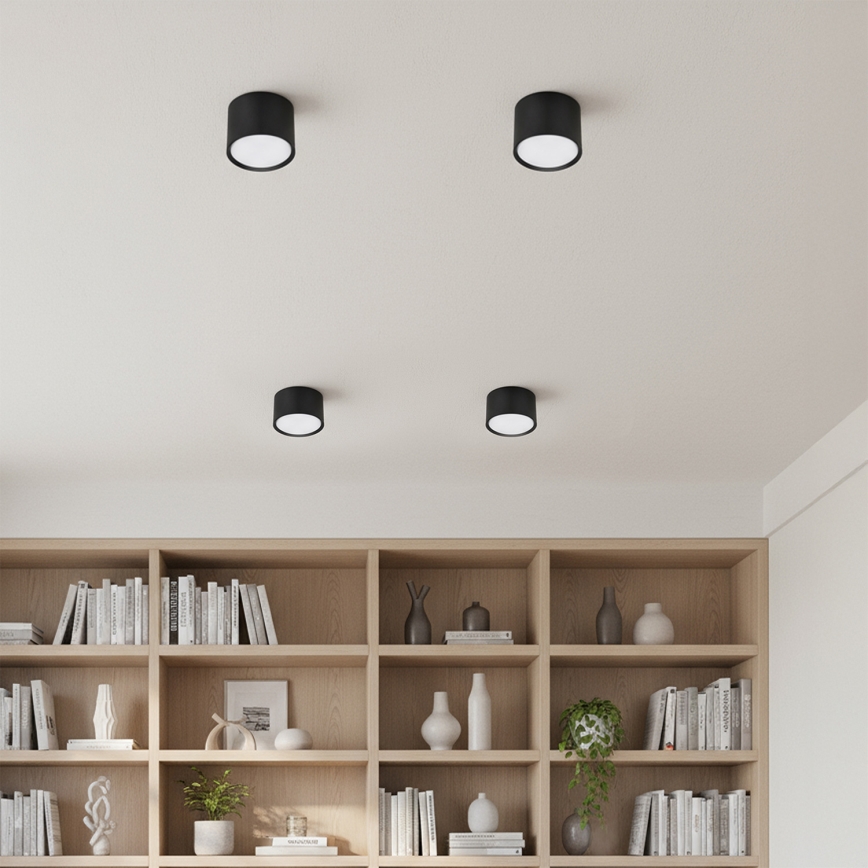 Brilagi - LED SMOOTH Spotlight 1xGX53/15W/230V Black