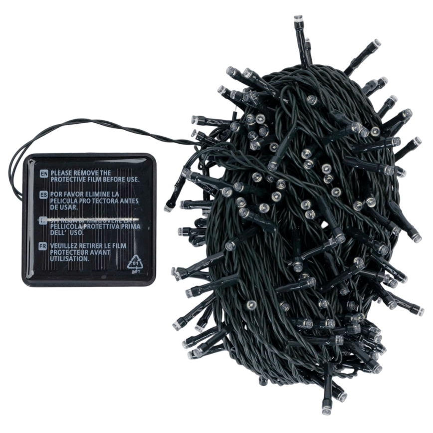 BRILAGI - LED Solar Christmas String Lights 200 LEDs / 8 modes 22 m 800 mAh IP65 warm white