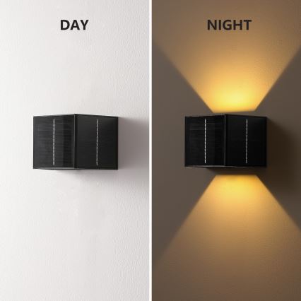 Brilagi - LED Solar wall light SOLAR CUBE LED/2W/3,2V 1300 mAh IP54