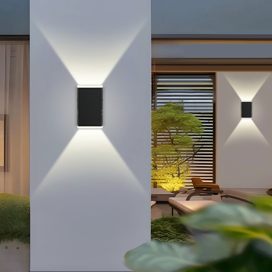 Brilagi - LED Solar wall light SUN GUARD LED/2W/3,7V 2000 mAh IP45