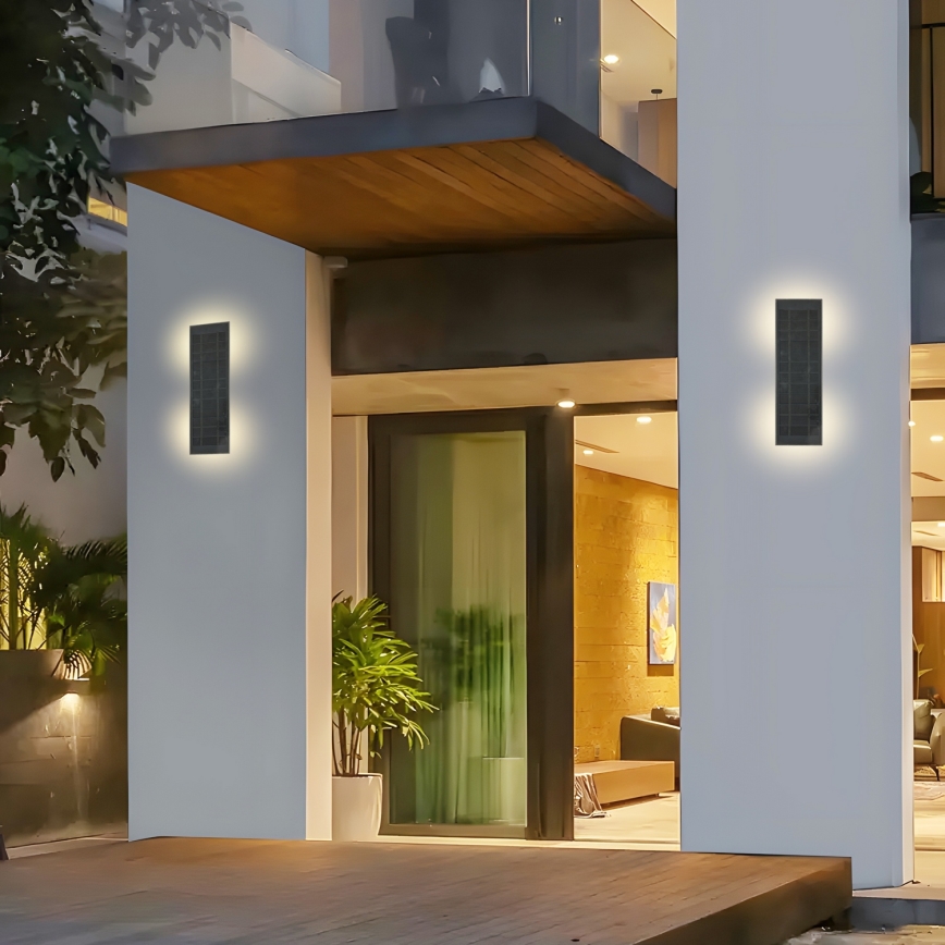 Brilagi - SUN Dimmable LED Solar Wall Light LED/2,5W/3,7V 30 cm 2000 mAh IP44