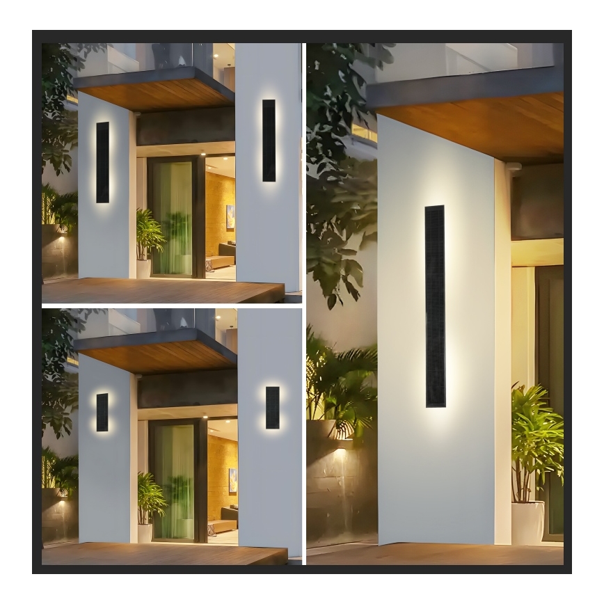 Brilagi - SUN Dimmable LED Solar Wall Light LED/2,5W/3,7V 30 cm 2000 mAh IP44