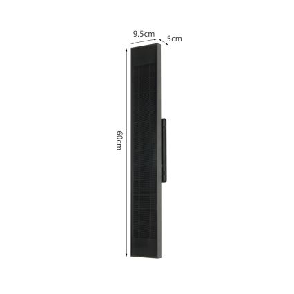 Brilagi - Dimmable LED Solar Wall Light SUN LED/4W/3.7V 60 cm 4000 mAh IP44