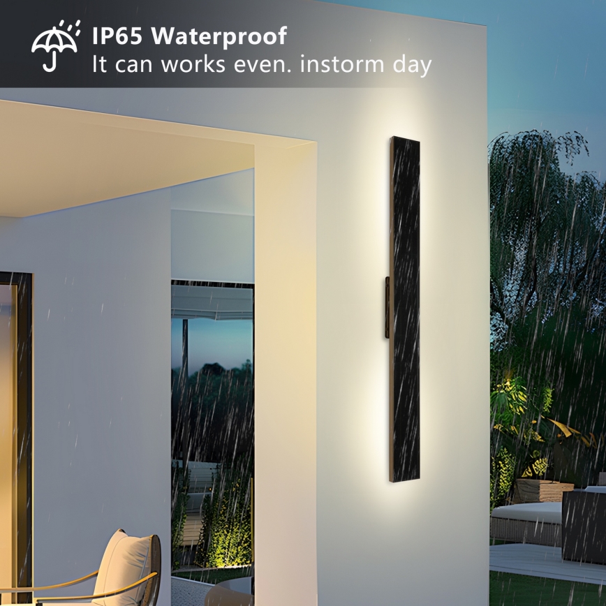 Brilagi - Dimmable LED Solar Wall Light SUN LED/5,5W/230V 100 cm 6000 mAh IP44