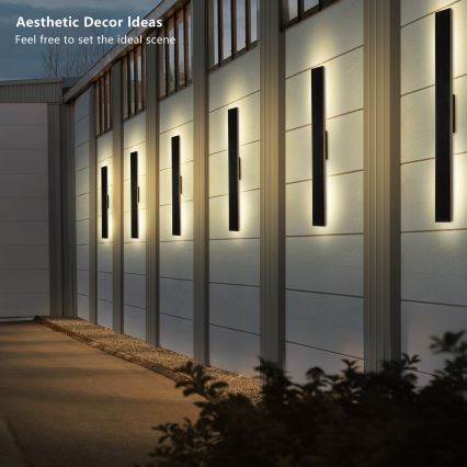 Brilagi - Dimmable LED Solar Wall Light SUN LED/5,5W/230V 100 cm 6000 mAh IP44