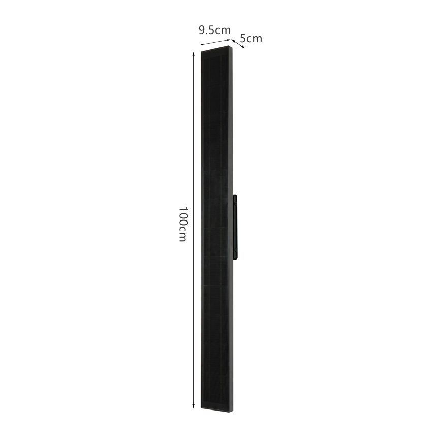 Brilagi - Dimmable LED Solar Wall Light SUN LED/5,5W/230V 100 cm 6000 mAh IP44
