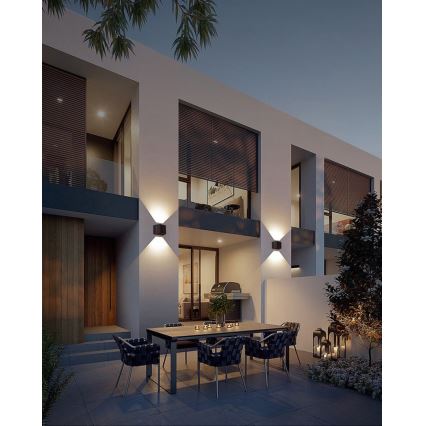 Brilagi - LED Solar wall light with a sensor SOLAR CUBE LED/2W/3,2V IP54