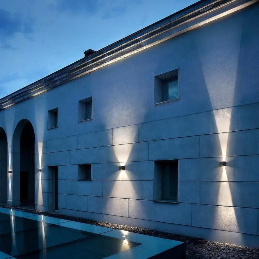 Brilagi - LED Solar wall light with a sensor SOLAR CUBE LED/2W/3,2V IP54