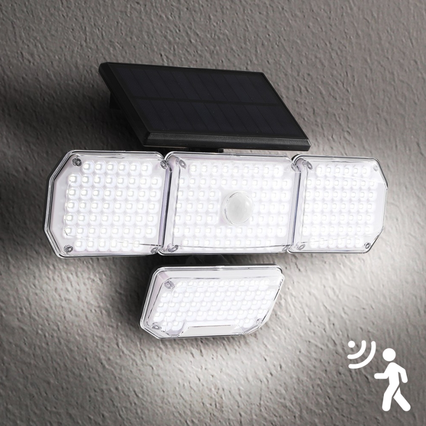 Brilagi - LED Solar wall light with a sensor WALLIE LED/5W/5,5V IP65